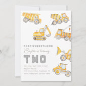 Invitation pour le 2ème anniversaire de constructi (Devant)