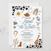 Invitation pour le 2ème anniversaire de Cowboy de  (Devant)