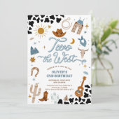 Invitation pour le 2ème anniversaire de Cowboy de  (Debout devant)