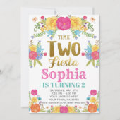 Invitation pour le 2ème anniversaire de Fiesta (Devant)