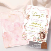 Invitation pour le 2ème anniversaire de la fée