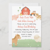 Invitation pour le 2ème anniversaire de Mignon Ani (Devant)