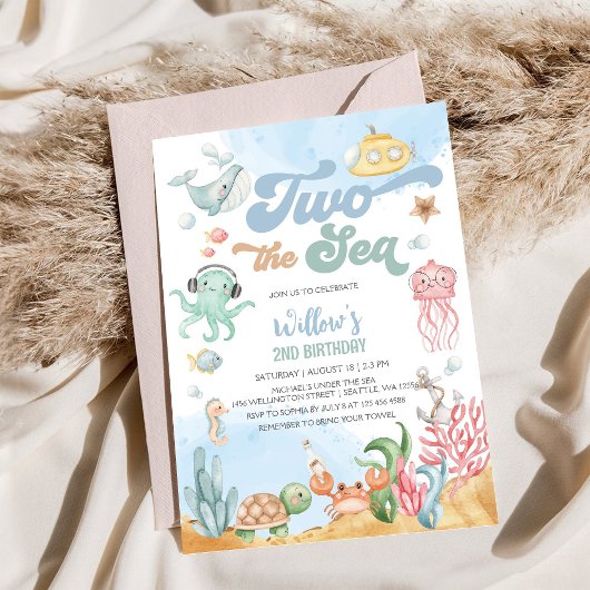 Invitation pour le 2ème anniversaire de Sous l'océ