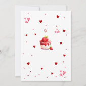 Invitation pour le 2ème anniversaire de Strawberry (Dos)