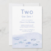 Invitation pour le 2ème anniversaire du garçon de (Devant)