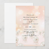 Invitation pour le 30e anniversaire de mariage de  (Devant / Derrière)