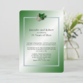 Invitation pour le 35e anniversaire de mariage de  (Debout devant)