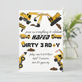 Invitation pour le 3e anniversaire Dirty (Debout devant)