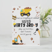 Invitation pour le 3e anniversaire sale (Debout devant)