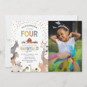 Invitation pour le 4e anniversaire de la ferme en (Devant)