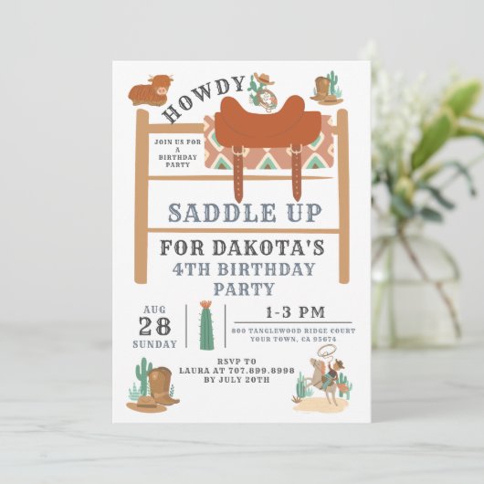 Invitation pour le 4e anniversaire de Wild West Co (Debout devant)