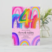 Invitation pour le 4ème anniversaire (Debout devant)