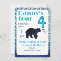 Invitation pour le 4ème anniversaire de Beary Awes