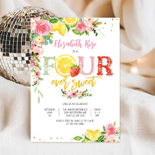 Invitation pour le 4ème anniversaire sur le thème 