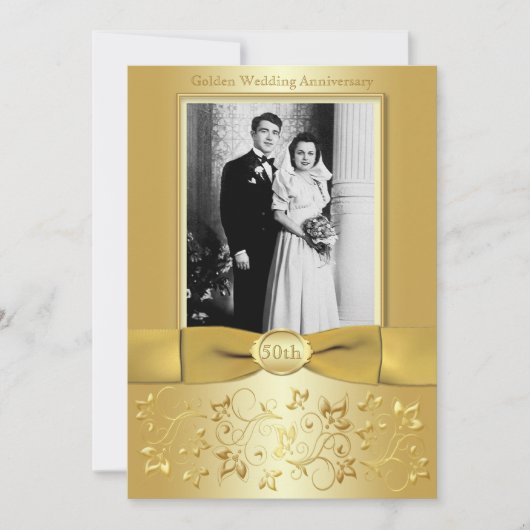 Invitation pour le 50e anniversaire (Devant)