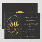 Invitation pour le 50e anniversaire (Devant / Derrière)