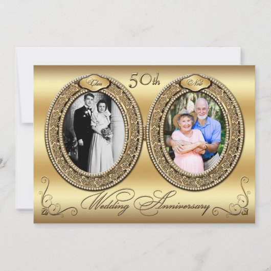 Invitation pour le 50e anniversaire 2 (Devant)