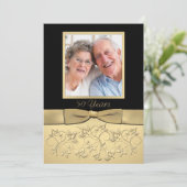 Invitation pour le 50e anniversaire avec encart ph (Debout devant)