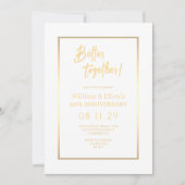 Invitation pour le 50e anniversaire Better Togethe (Devant)