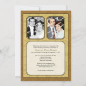 Invitation pour le 50e anniversaire de Leafy Golde (Dos)