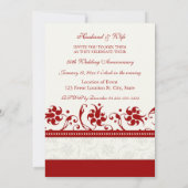 Invitation pour le 50e anniversaire de mariage à m (Dos)