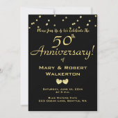 Invitation pour le 50e anniversaire de mariage - C (Devant)