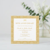 Invitation pour le 50e anniversaire de mariage de (Debout devant)