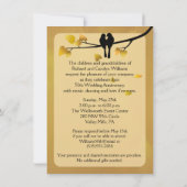 Invitation pour le 50e anniversaire de mariage Lov (Dos)