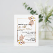 Invitation pour le 50e Anniversaire de Mariage, No (Debout devant)
