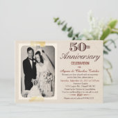 Invitation pour le 50e anniversaire de mariage - P (Debout devant)