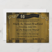 Invitation pour le 50e anniversaire - Des années g (Dos)