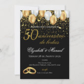 Invitation pour le 50ème anniversaire (Devant)