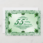 Invitation pour le 55e anniversaire de mariage élé (Devant)