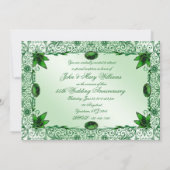 Invitation pour le 55e anniversaire de mariage élé (Dos)