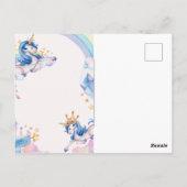 Invitation pour le 5ème anniversaire de Licorne Ma (Dos)