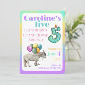 Invitation pour le 5ème anniversaire : Faisons une (Debout devant)