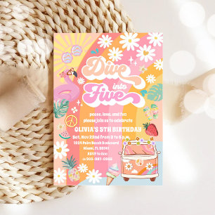 Invitation pour le 5ème anniversaire Retro Tropica