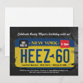 Invitation pour le 60e anniversaire de l'universit (Devant / Derrière)