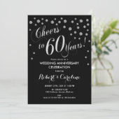 Invitation pour le 60e anniversaire en noir et arg (Debout devant)