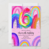 Invitation pour le 6ème anniversaire (Devant)