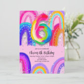 Invitation pour le 6ème anniversaire (Debout devant)