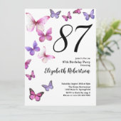 Invitation pour le 87e anniversaire de Butterfly e (Debout devant)