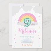 Invitation pour le 9e anniversaire de Cloud Nine (Devant)