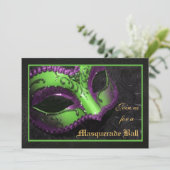 Invitation pour le Bal Masqué de Halloween avec Ma (Debout devant)