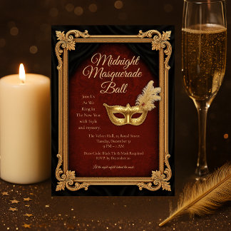 Invitation pour le Bal Masqué du Nouvel An à Minui