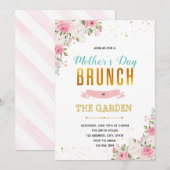 Invitation pour le brunch de la fête des mères (Devant / Derrière)