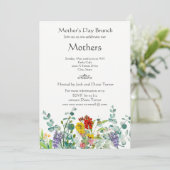 Invitation pour le brunch de la fête des mères ave (Debout devant)