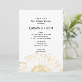 Invitation pour le brunch de mariage après la céré (Debout devant)