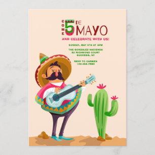 Invitation pour le Cinco de Mayo