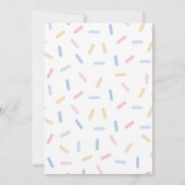 Invitation pour le deuxième anniversaire (Dos)